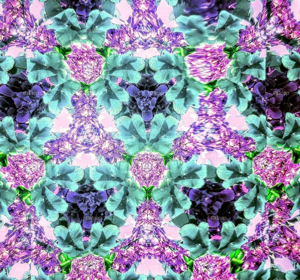 Kaleidoscope Pansy floral design