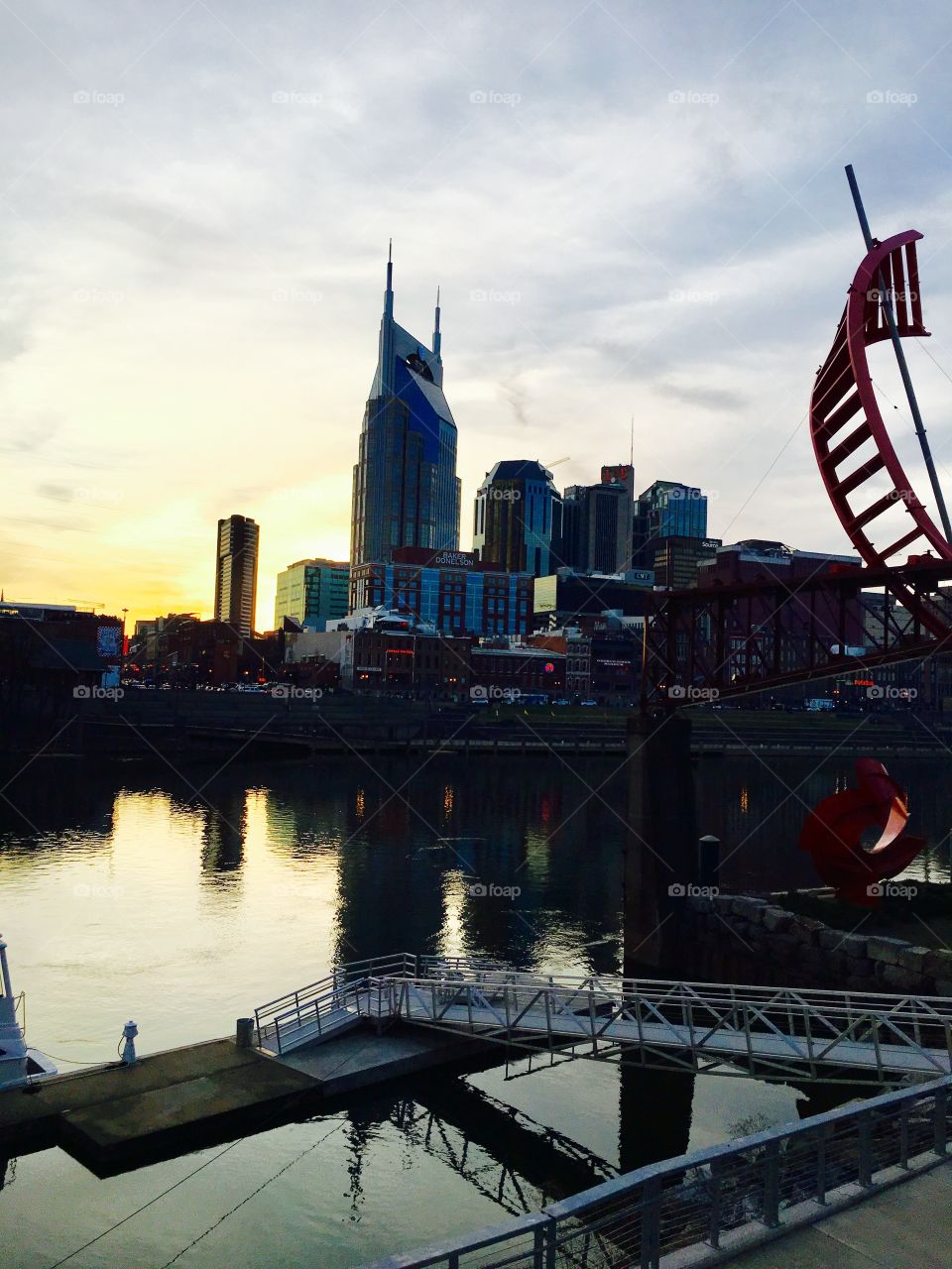 Sunset in Nashville