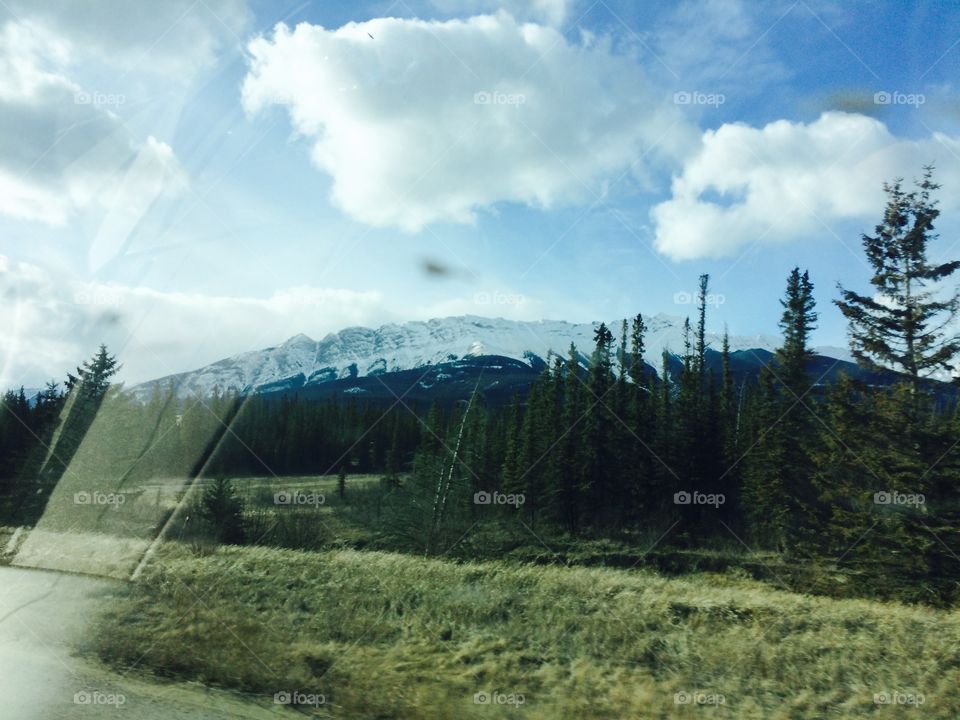 Driving To Banff