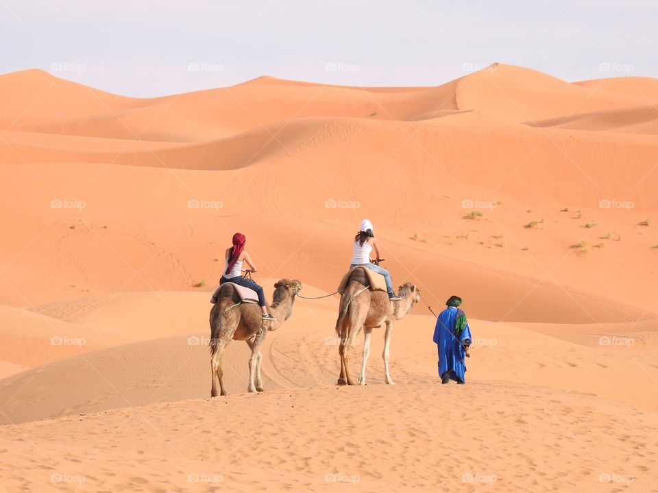 Riding into the desert