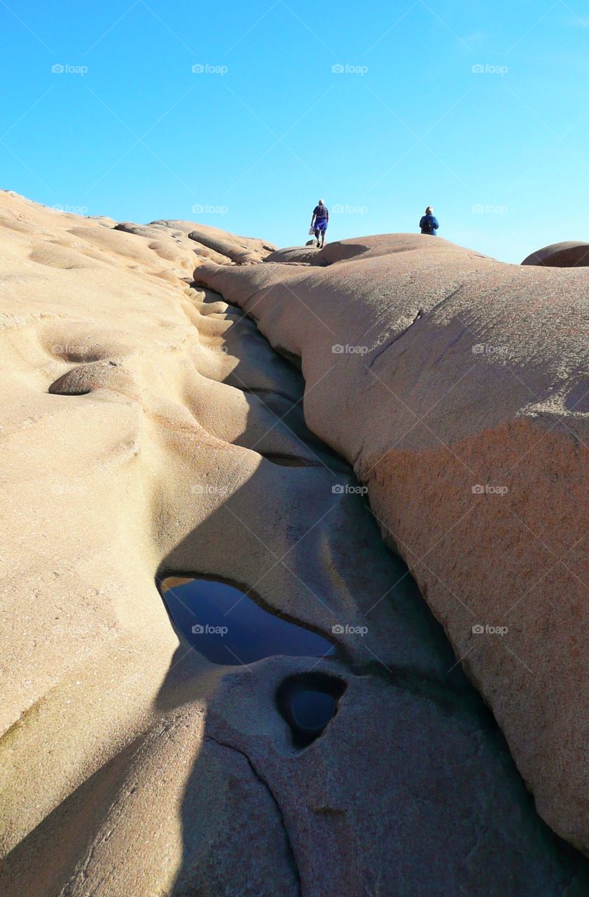 shadows on cliffs