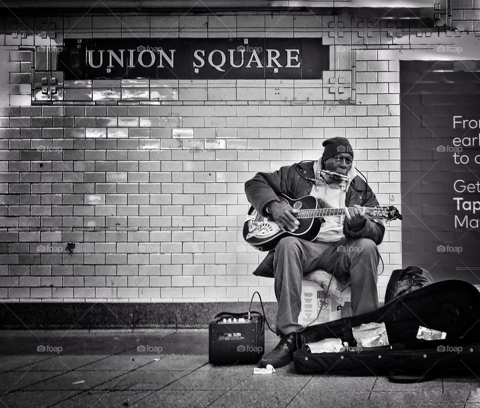 Union square artist 