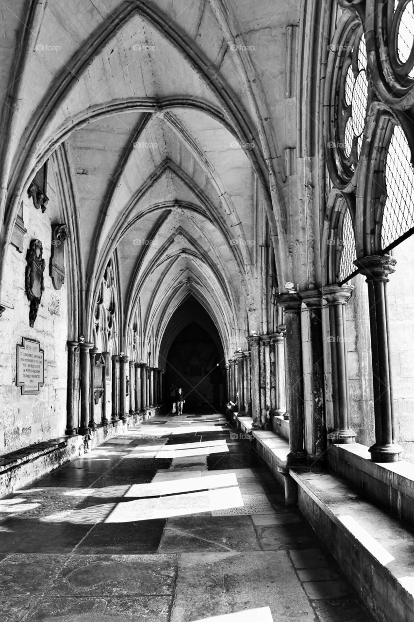Cloister at Westminster Abbey