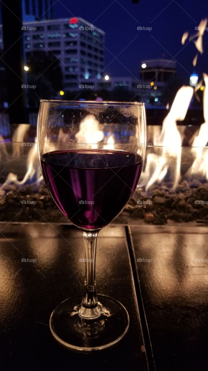 Wine by the fire