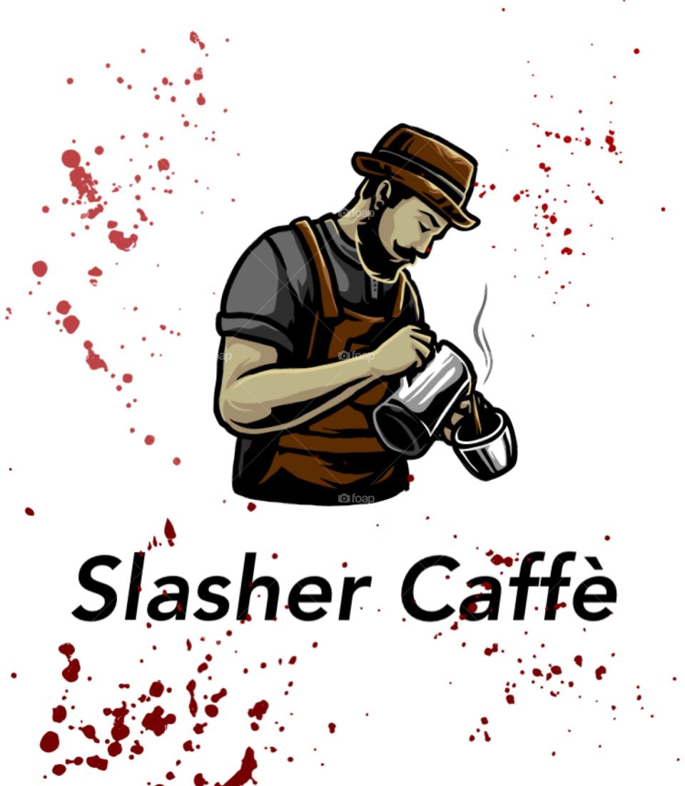 Slasher coffee original logo
