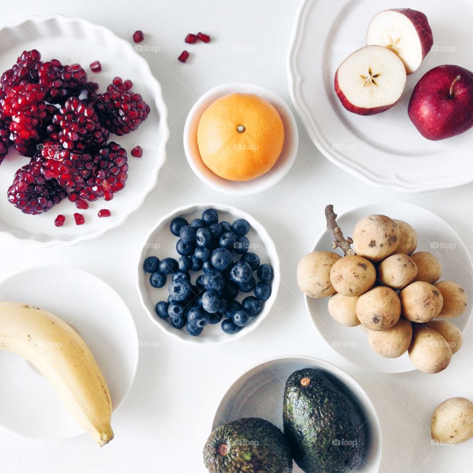 Variety of fruits in photo