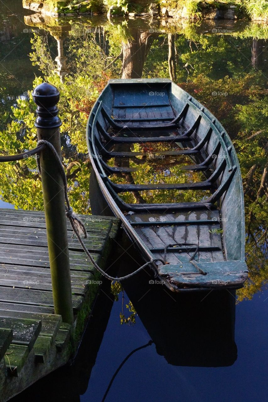 Effet d'optique sur une barque