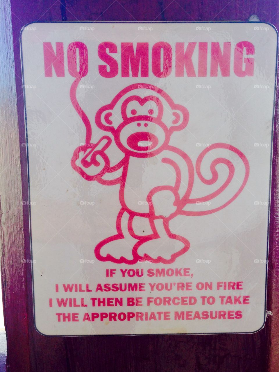 No smoking sign 