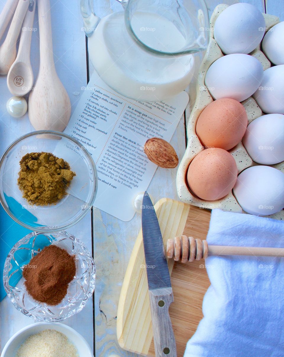 Preparing to make pastries 