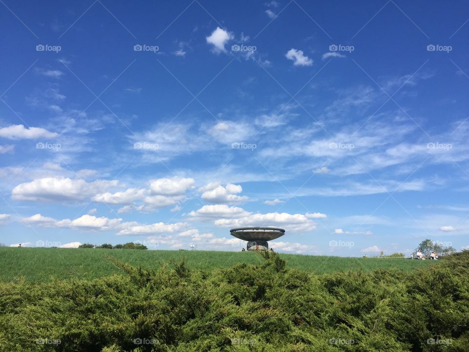 Monument on the horizon