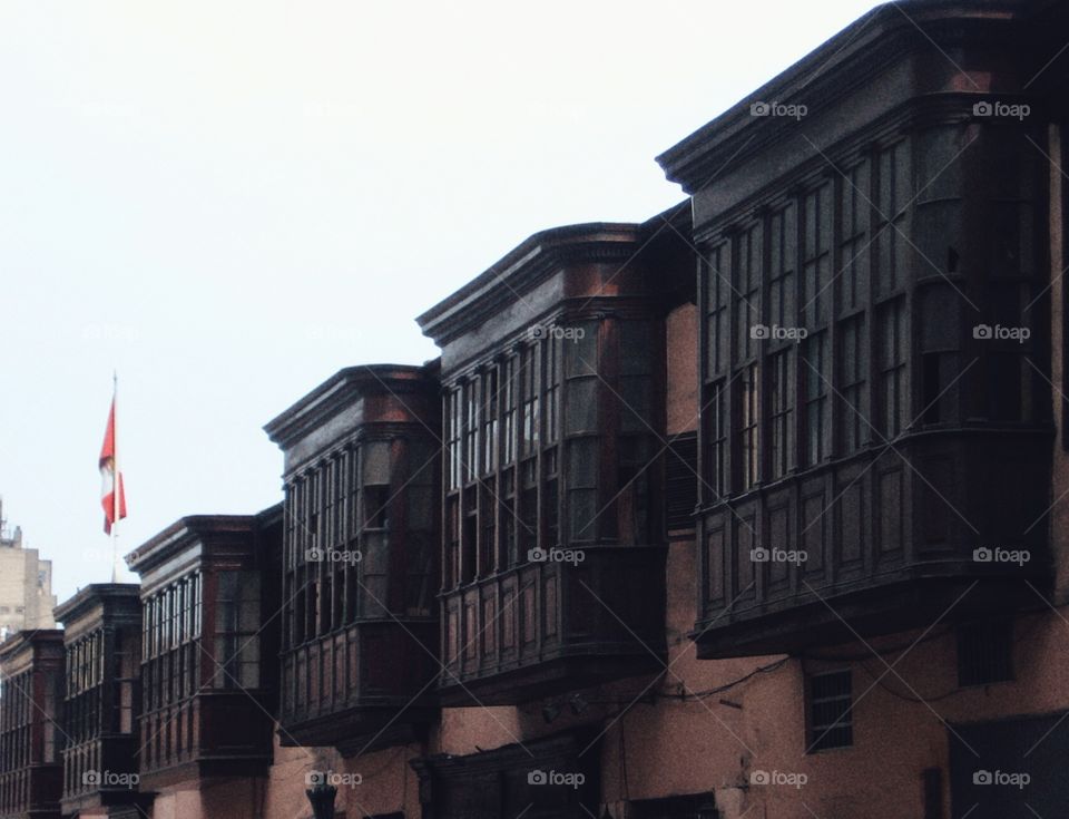 Balconies of Lima