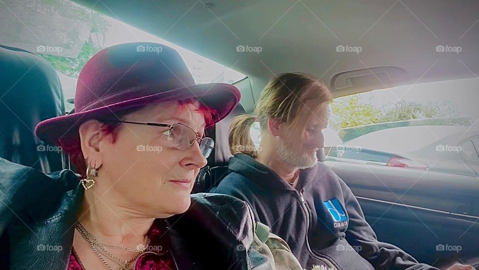 „Timothy Trespas“, my life partner for many, many years and I, „Petra Schiller“ are riding back home to LIC, Queens from „Fort Greene“, Brooklyn in a limousine together on a slightly overcast cool autumn day in 2022. Hypnotic Productions