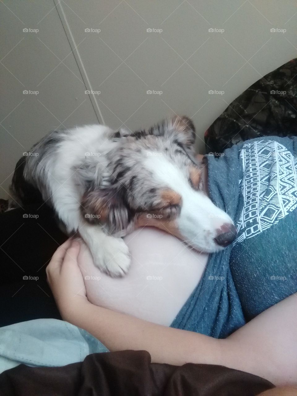 she thinks it's her baby in the stomach