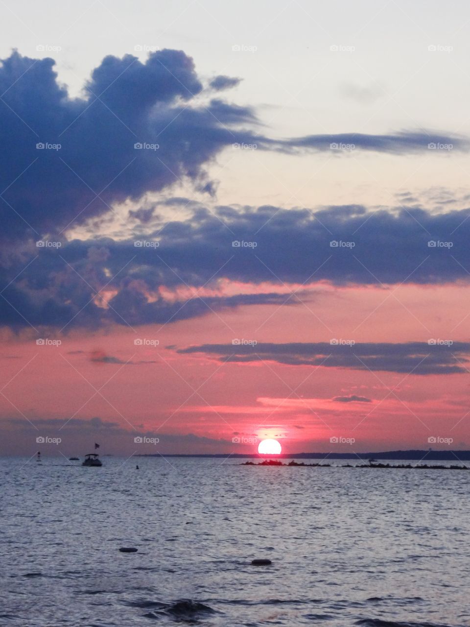 Pink Sunset in Oneida