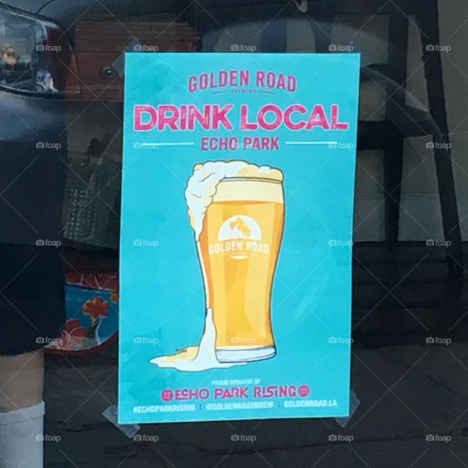 Echo Park Rising poster by Golden Road Brewery 