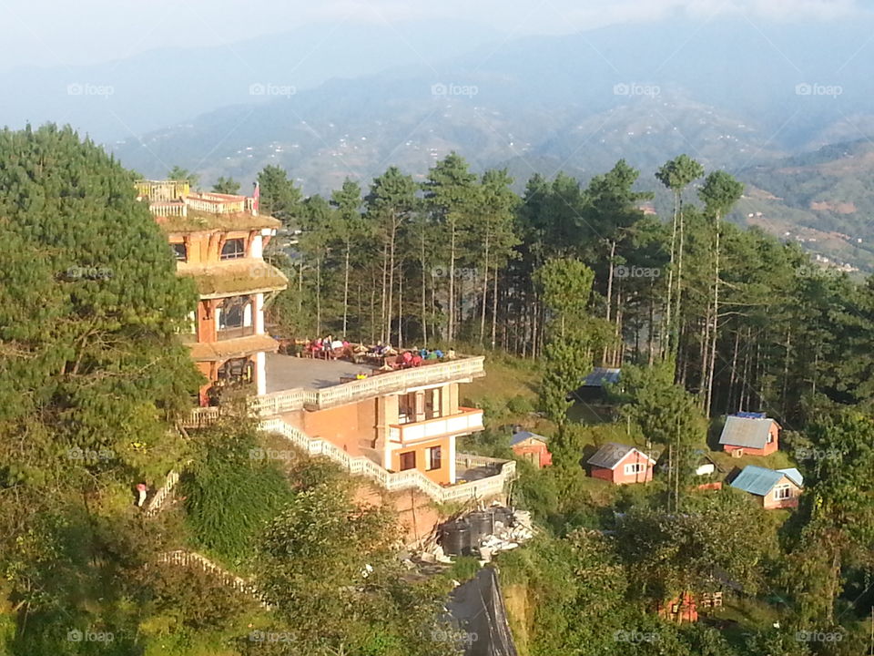 hotel in woods in Himalaya. hotel in hinalaya with amazing view