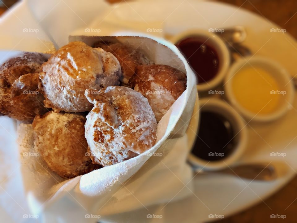 Beignets At Grand Lux Restaurant 