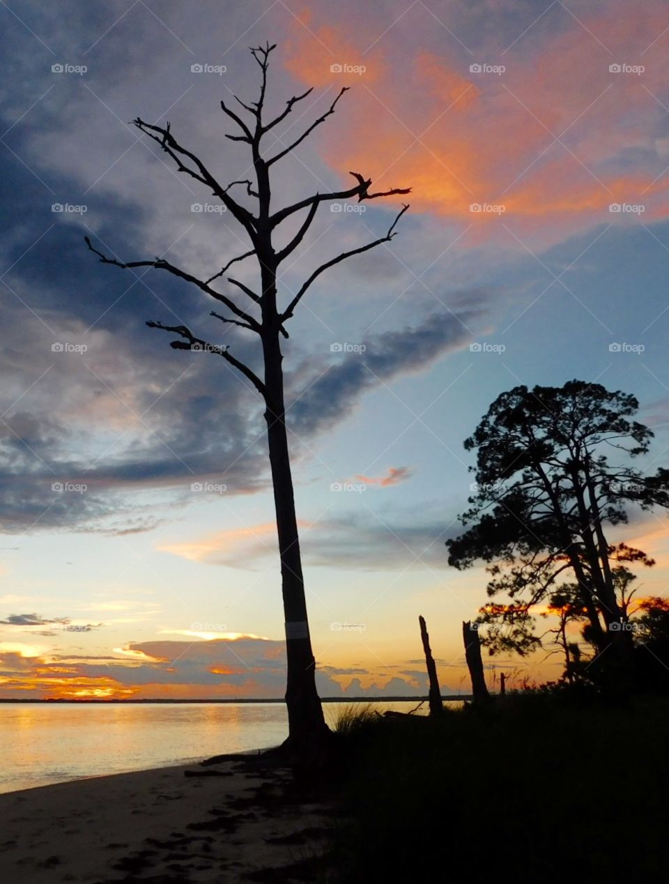 When the sun sets it creates blazing colors of pink, orange,burning reds purples, and golden yellows. One can only describe the sunset as incredibly beautiful.