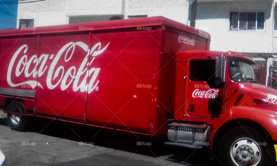 camión de Coca cola