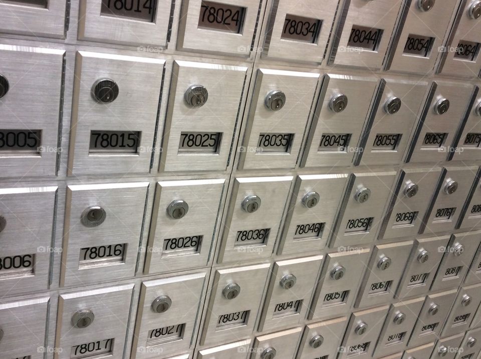 Post office mail boxes stainless steel numbered. Post office mail boxes stainless steel numbered