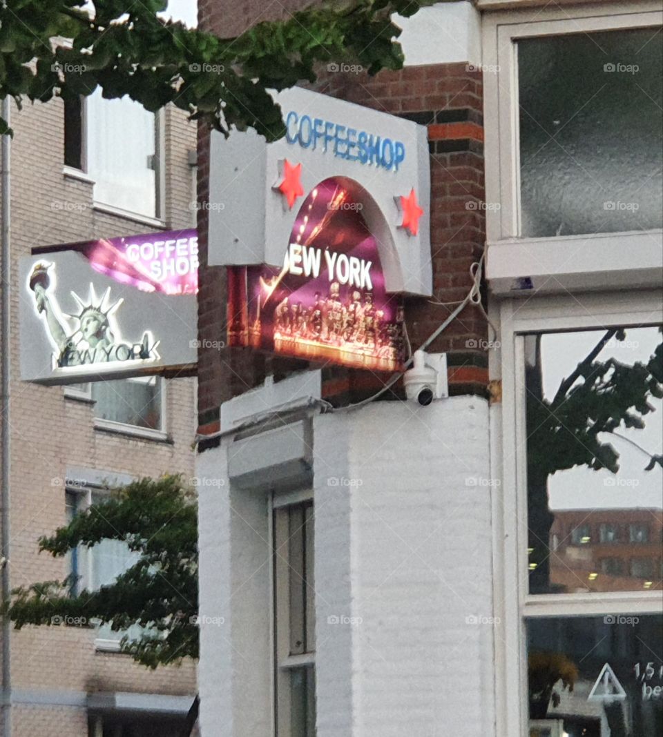 coffeeshop NEW YORK ROTTERDAM THE NETHERLANDS.