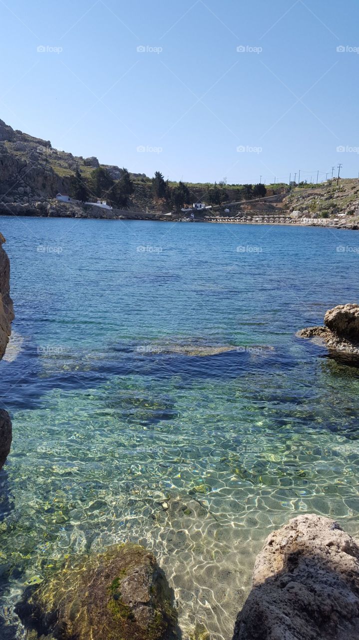 Agios Pavlos Beach (Saint Paul Bay) - Rhodos GREECE