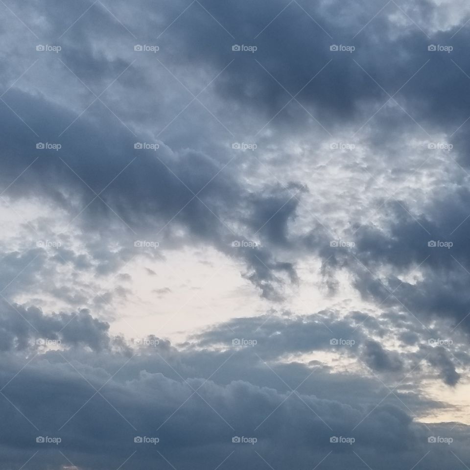 Oklahoma skies and highways