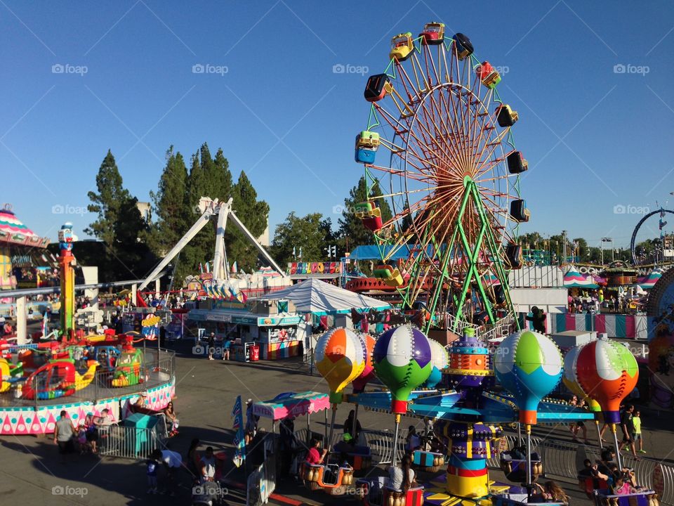 State fair from the cable car 