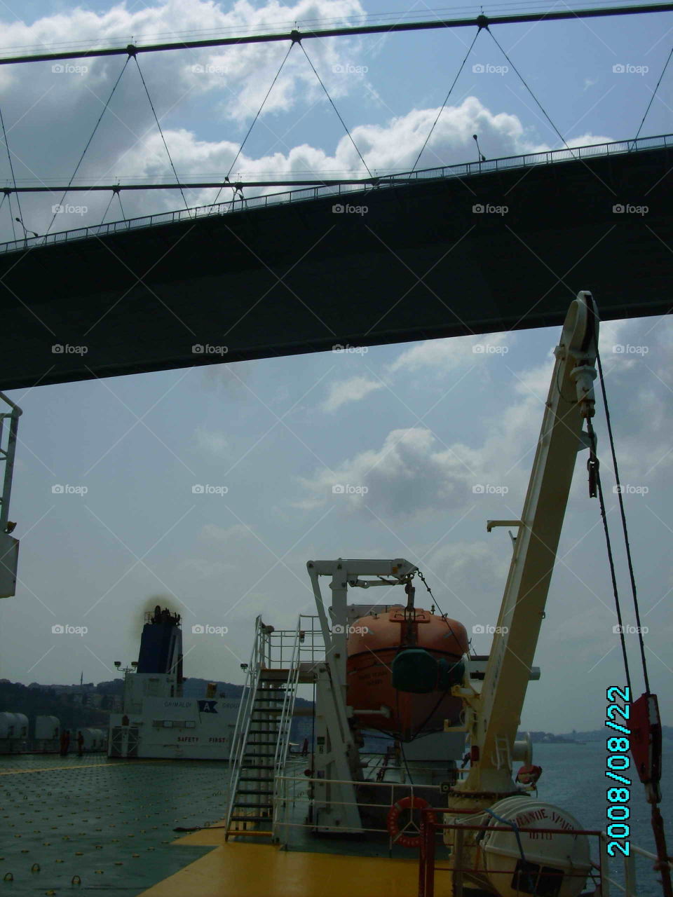 #ship#passing#overhead#bridge#istanbul#turkey#