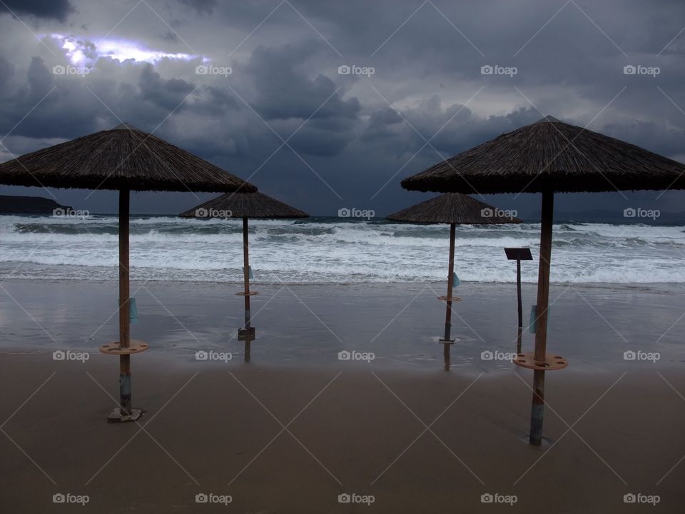 Parasol at beach