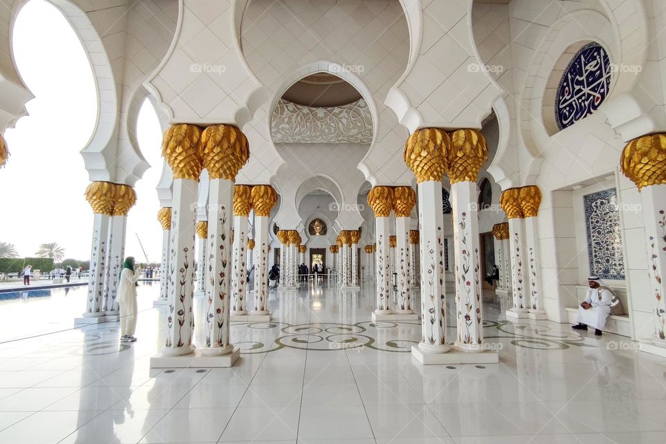 Architectural Marvels, Amazing White Mosque Architecture, Abu Dhabi