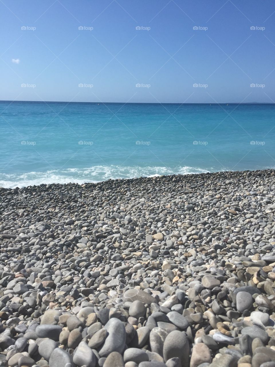 Nice Beach. Mediterranean Sea
