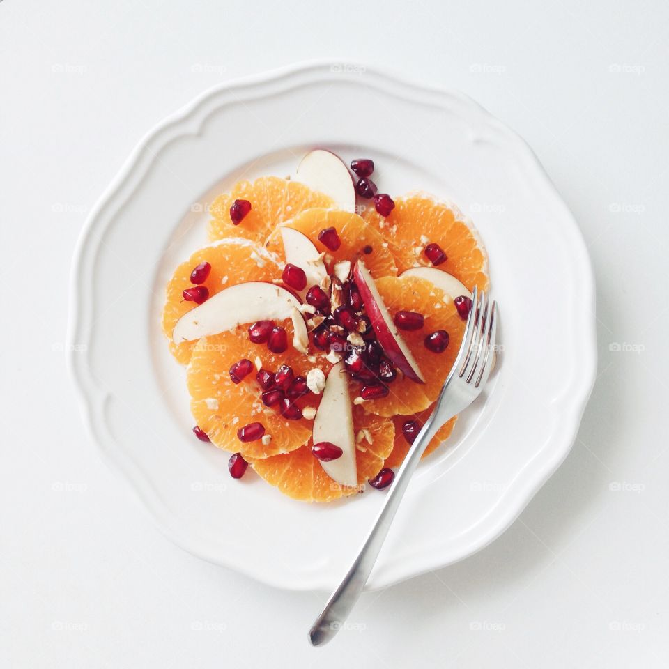 Lime fruit arranged on Plate