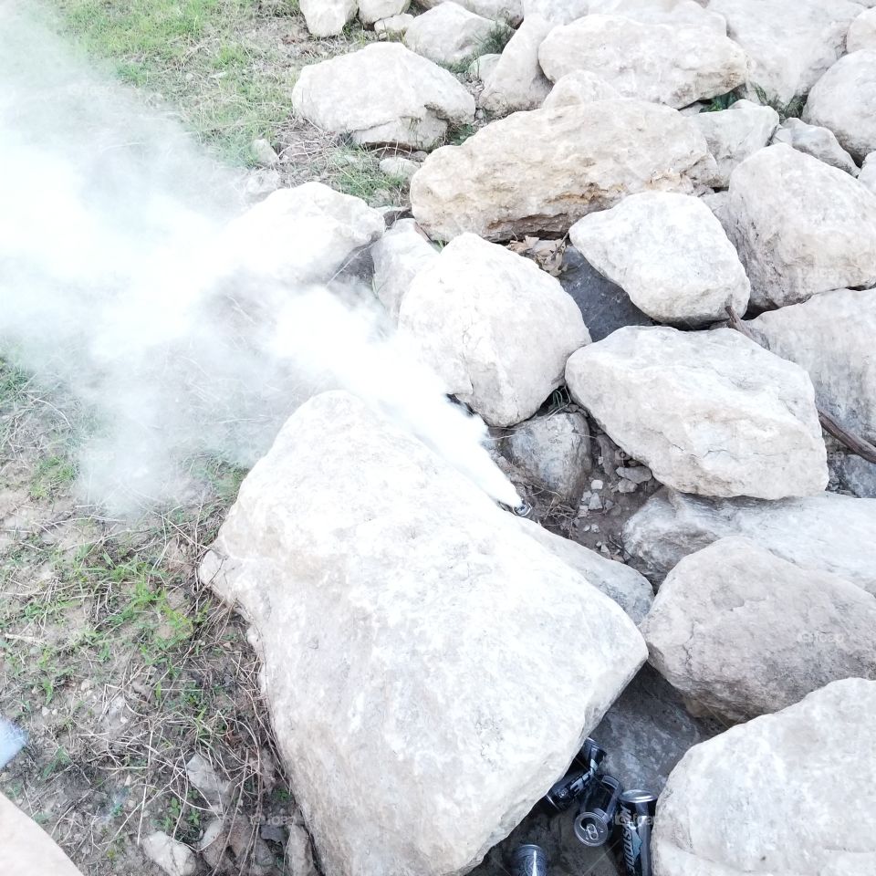 Smoking Rocks
