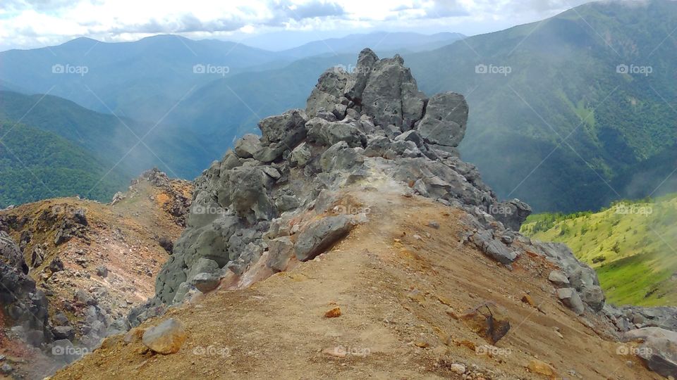 Summit of Yakedake