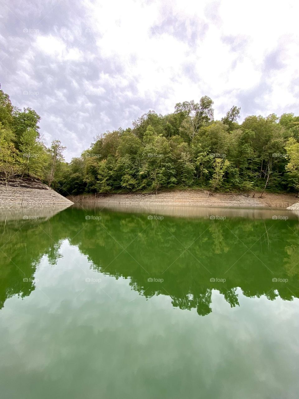 Last days of summer out on the lake in Kentucky, USA