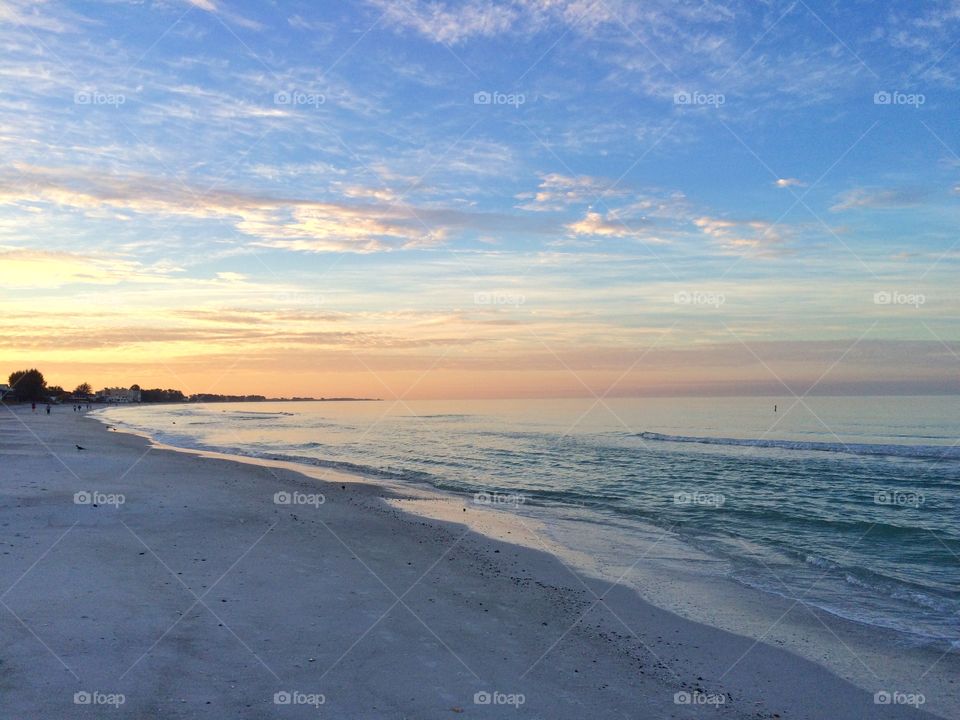 Sunrise on the island