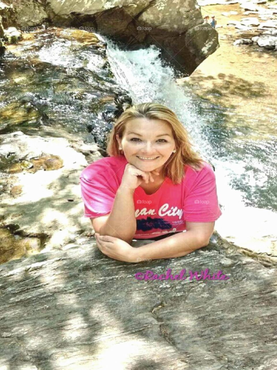 Enjoying nature at Falling Branch in Maryland.