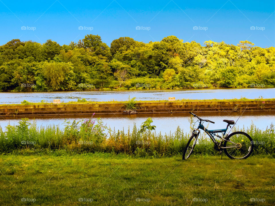 Bicycle By The River