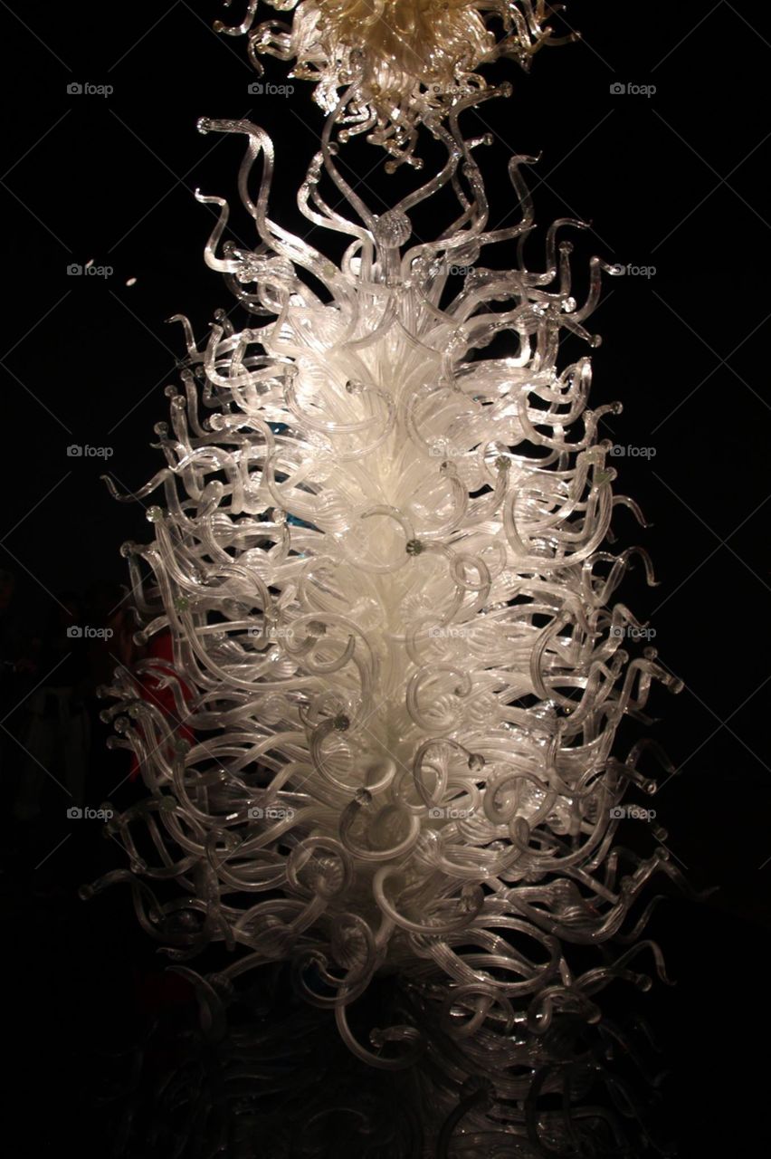 White Glass Art