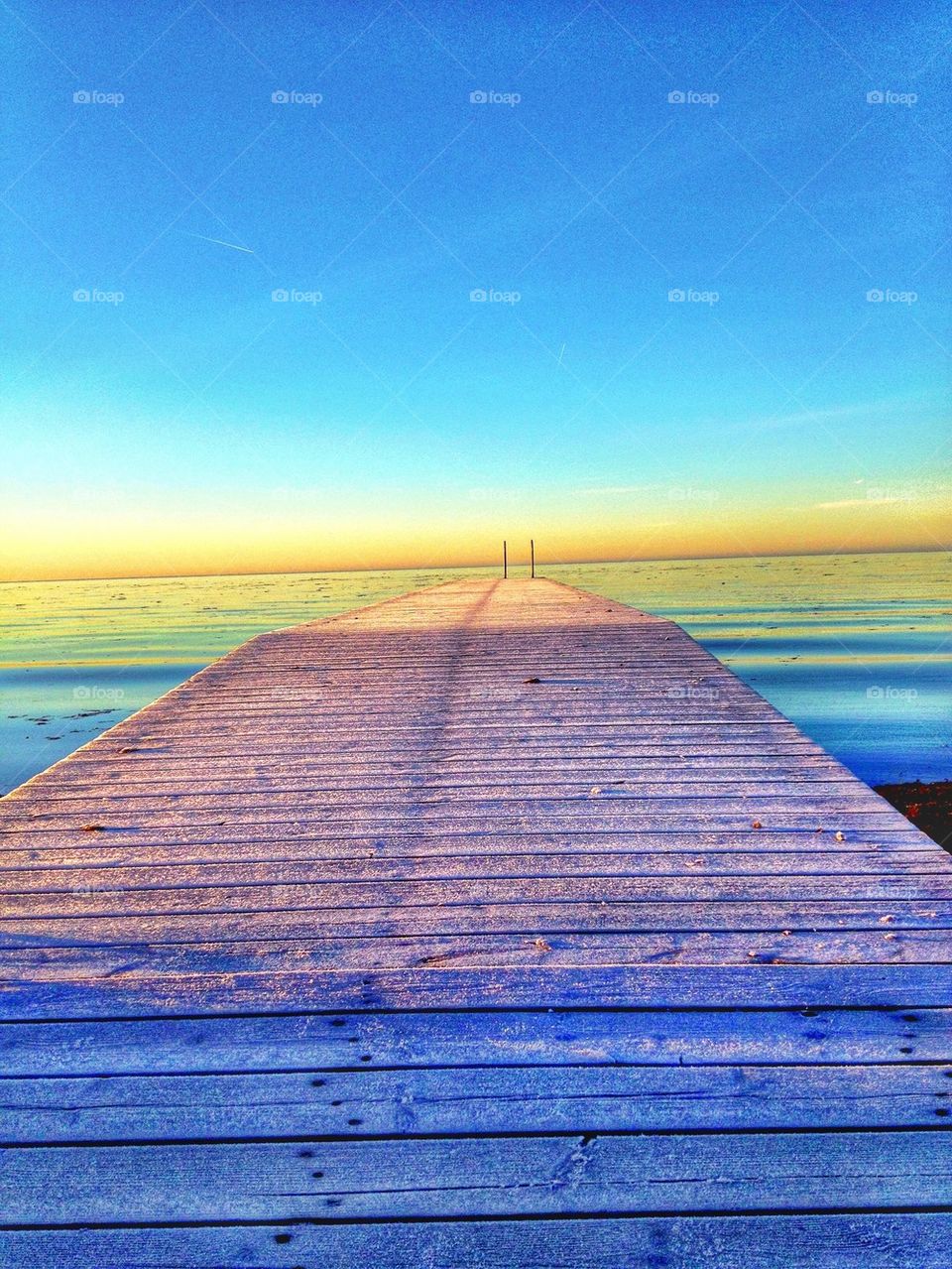 A brisk morning on the jetty