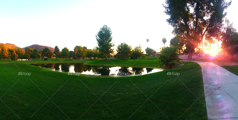 reflections. echo hills golf course,california
