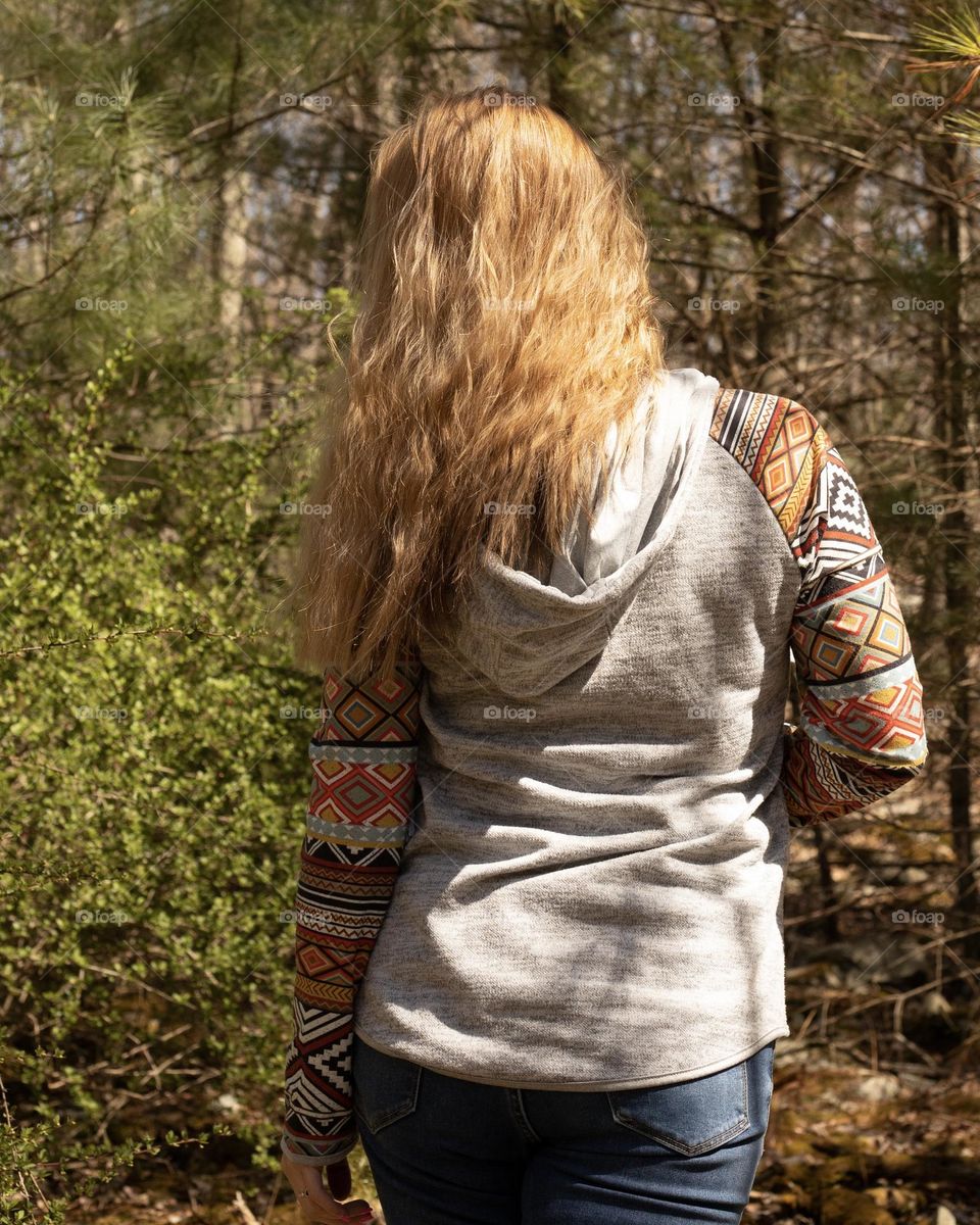 Sunny days help capture beautiful hair