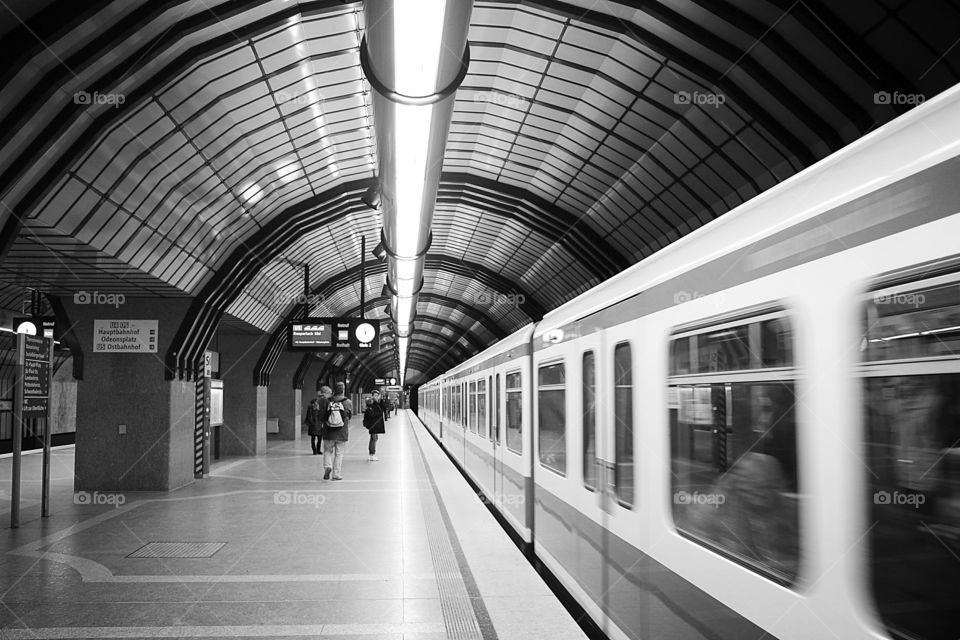 metro station in Munich