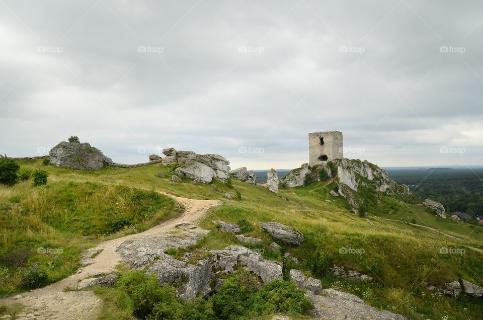 Castle Ruins, Olsztyn