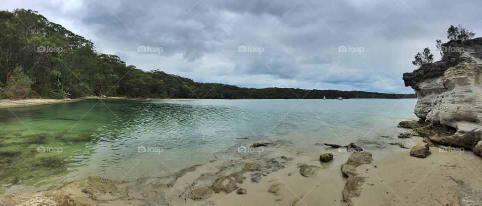 Beautiful beach down the coast in NSW