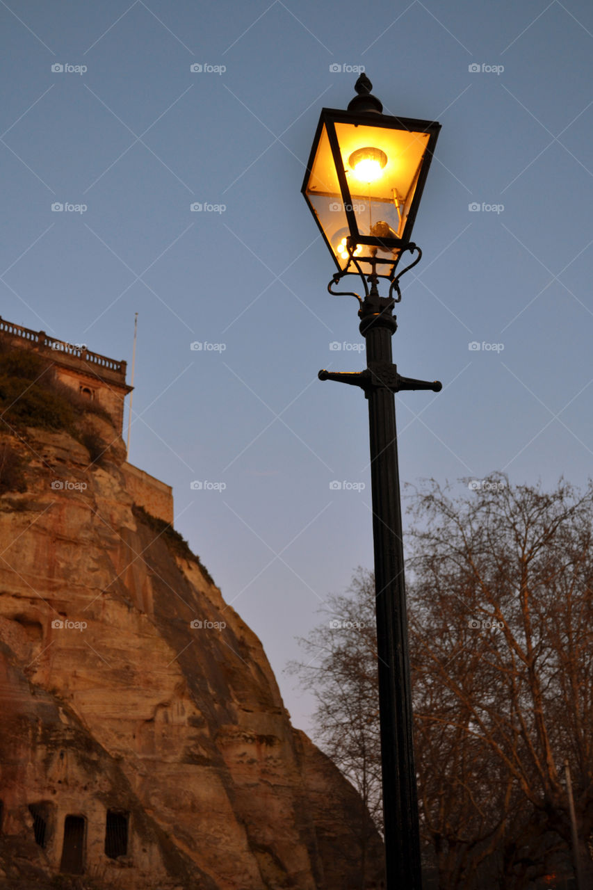 nottingham castle nottingham street light lantern by tomfish