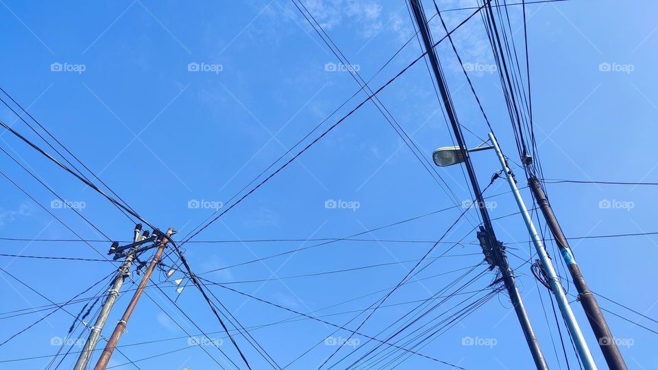 This photo is about the complex wiring