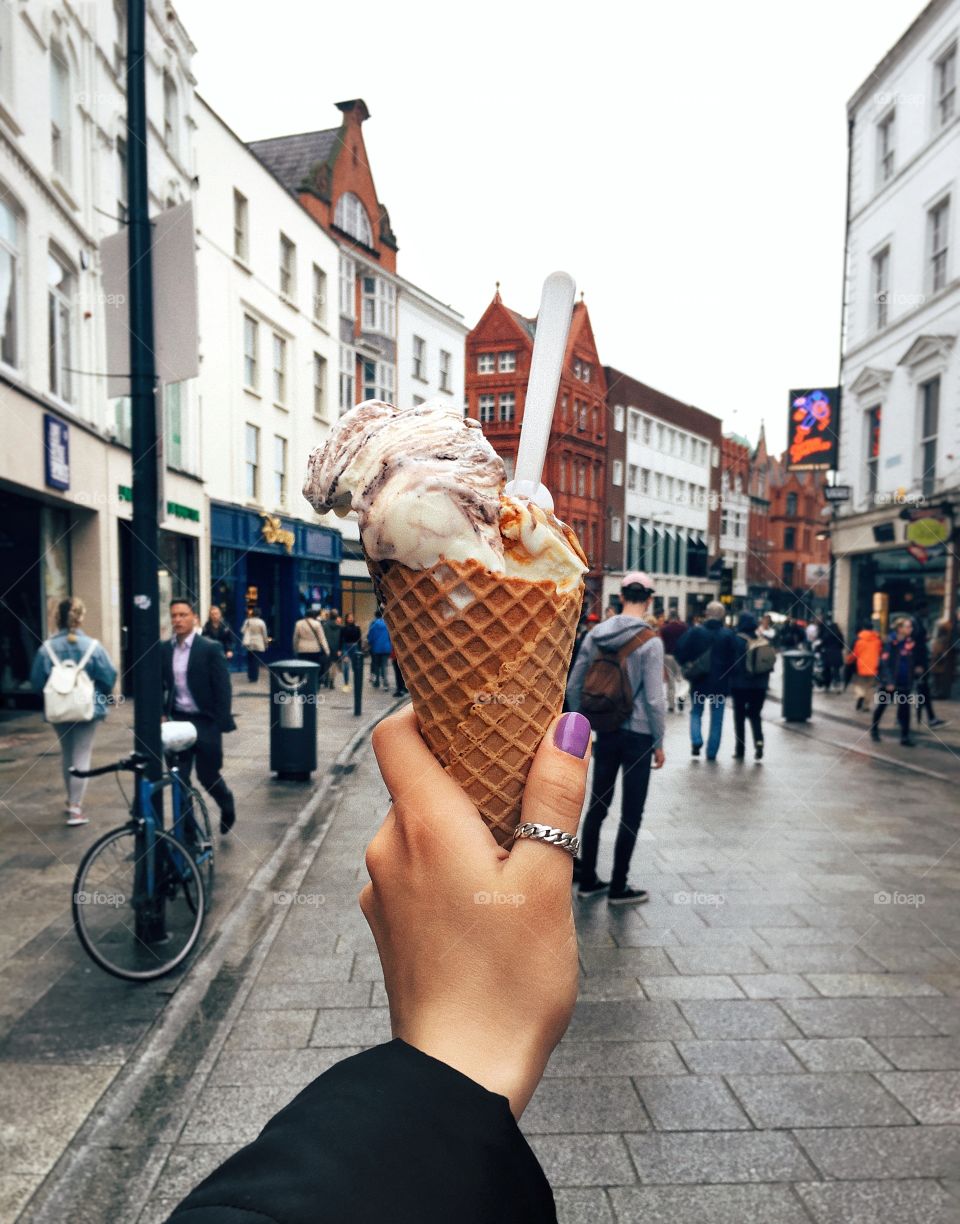 Ice cream in the heart of Dublin 🇮🇪❤️