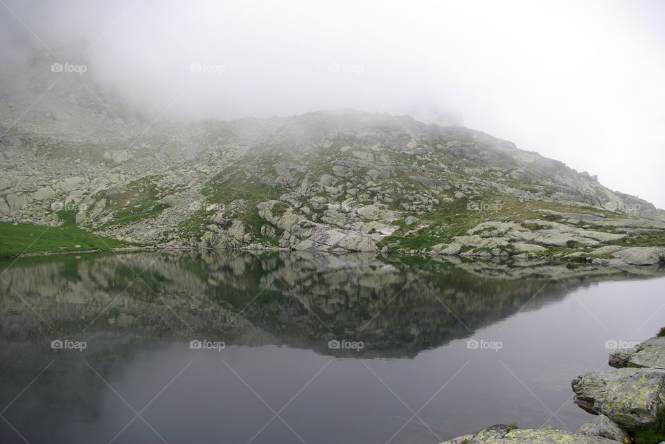 A foggy day in mountains, Slovakia